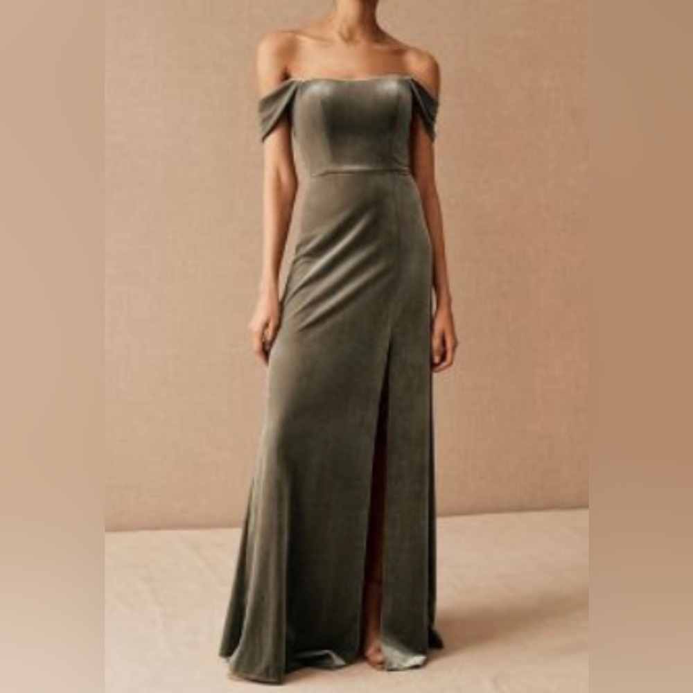 Anthropologie BHLDN Sage Green Gown. Worn wince and in perfect condition!